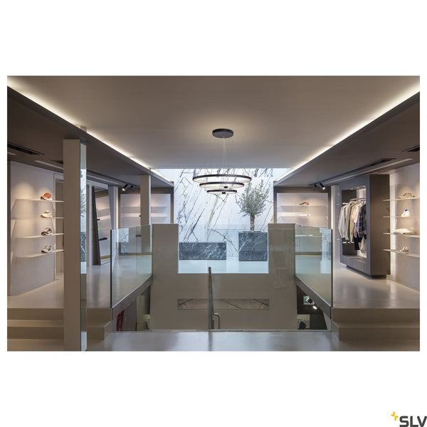 SLV PARSEC TRIO DALI Dimmable LED pendant Light black 3000/4000K 1002913
