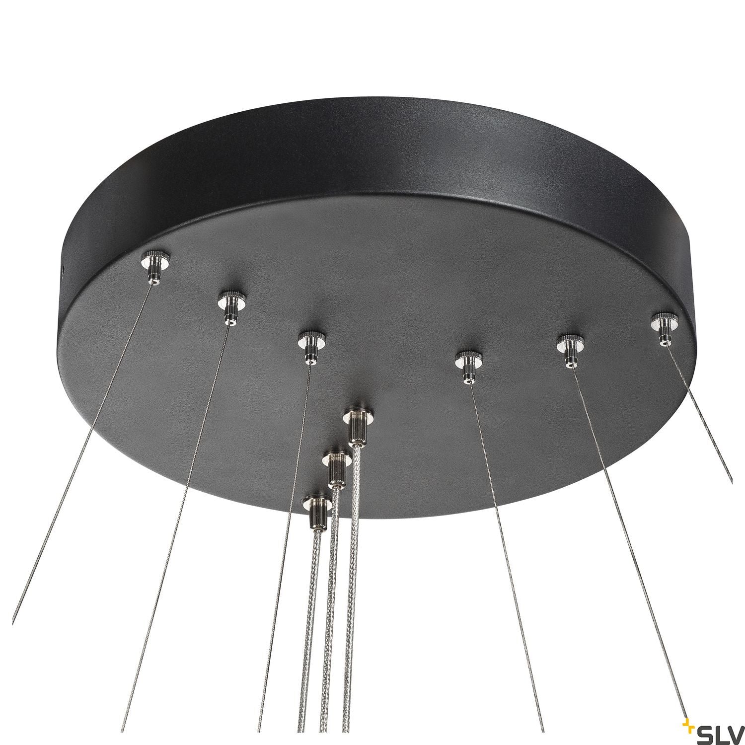 SLV PARSEC TRIO DALI Dimmable LED pendant Light black 3000/4000K 1002913