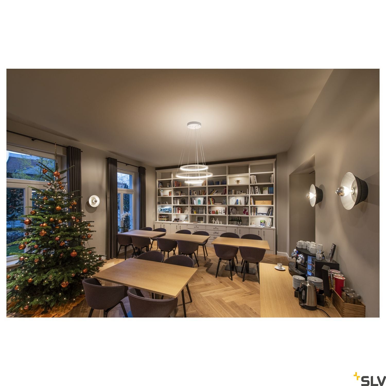 SLV PARSEC TRIO DALI Dimmable LED pendant Light white 3000/4000K 1002914