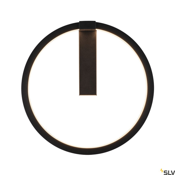 SLV PARSEC 40 DALI Dimmable LED recessed wall light black 3000/4000K 1002915