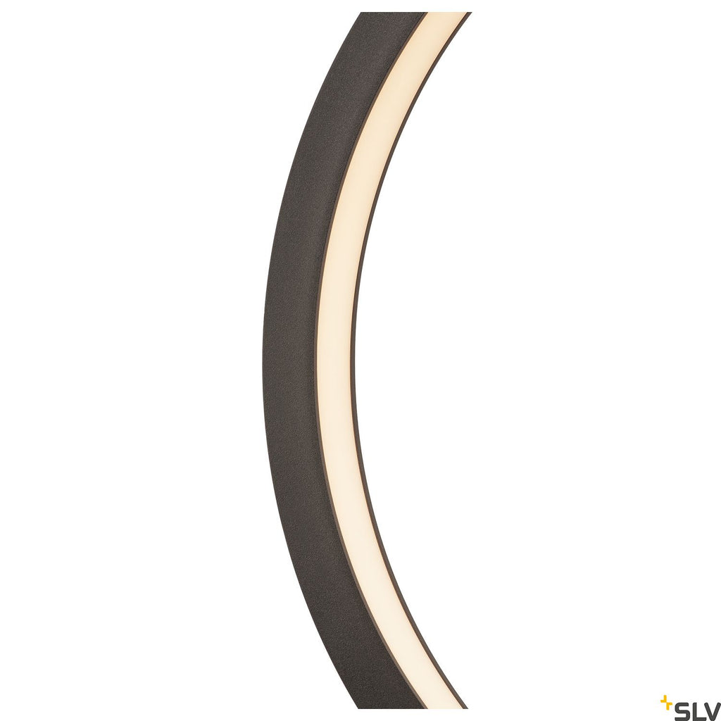SLV PARSEC 40 DALI Dimmable LED recessed wall light black 3000/4000K 1002915