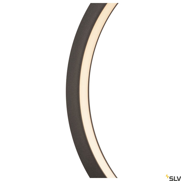 SLV PARSEC 40 DALI Dimmable LED recessed wall light black 3000/4000K 1002915