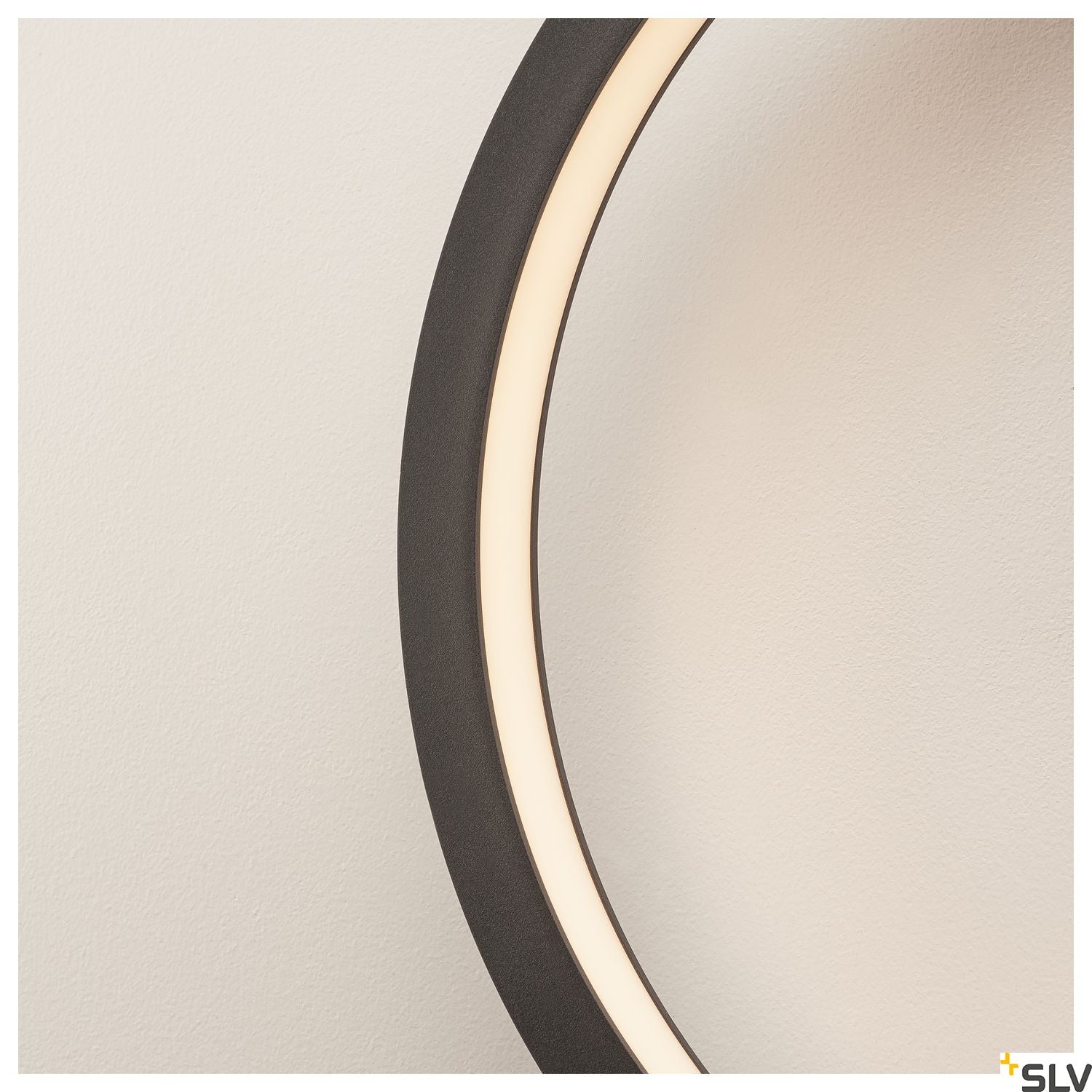 SLV PARSEC 40 DALI Dimmable LED recessed wall light black 3000/4000K 1002915