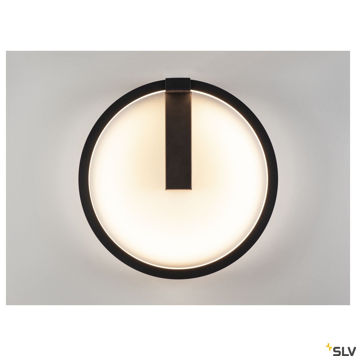 SLV PARSEC 40 DALI Dimmable LED recessed wall light black 3000/4000K 1002915