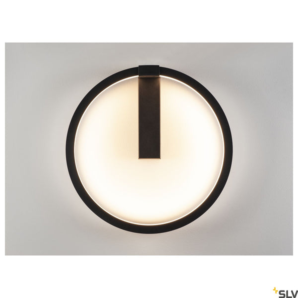 SLV PARSEC 40 DALI Dimmable LED recessed wall light black 3000/4000K 1002915