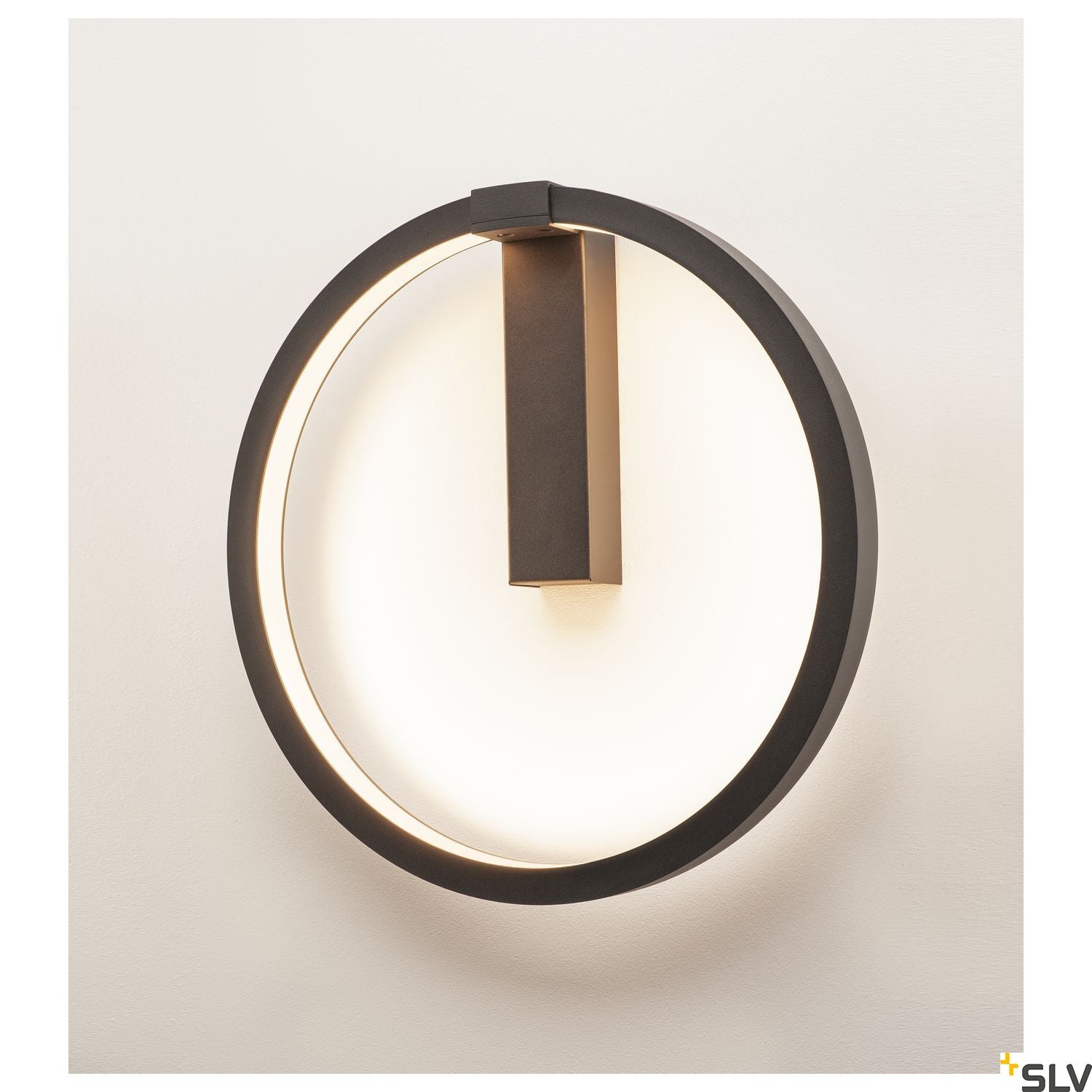 SLV PARSEC 40 DALI Dimmable LED recessed wall light black 3000/4000K 1002915