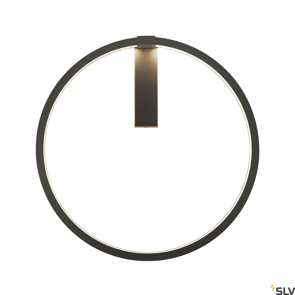SLV PARSEC 60 DALI Dimmable LED recessed wall light black 3000/4000K 1002918