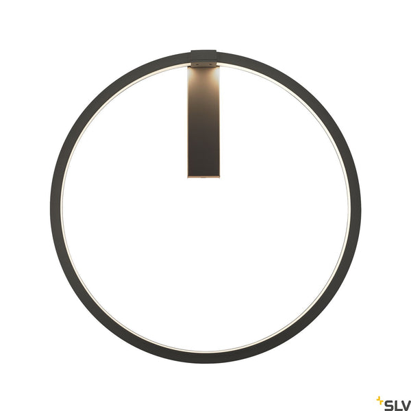 SLV PARSEC 60 DALI Dimmable LED recessed wall light black 3000/4000K 1002918