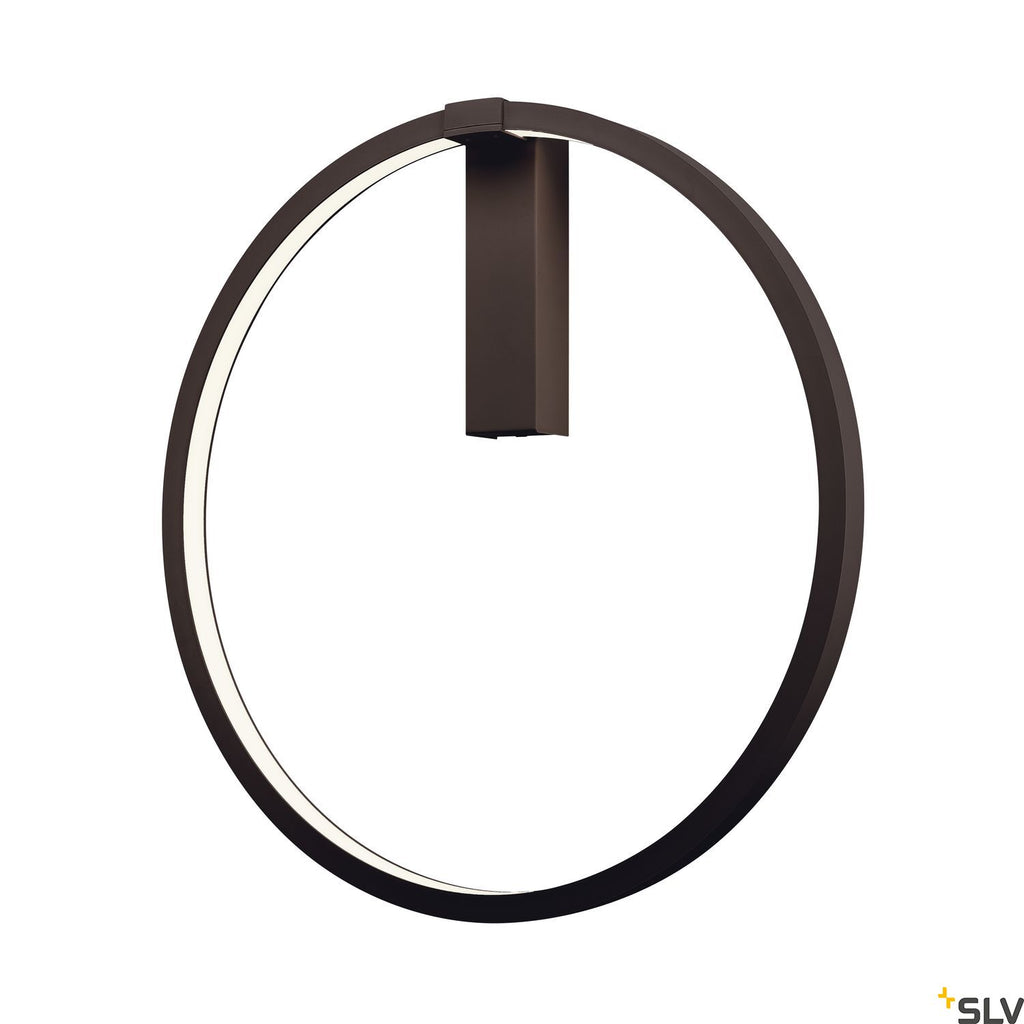 SLV PARSEC 60 DALI Dimmable LED recessed wall light black 3000/4000K 1002918