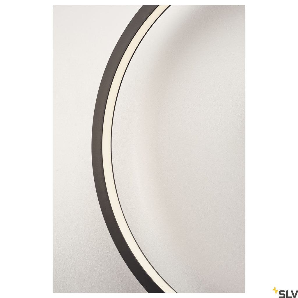 SLV PARSEC 60 DALI Dimmable LED recessed wall light black 3000/4000K 1002918