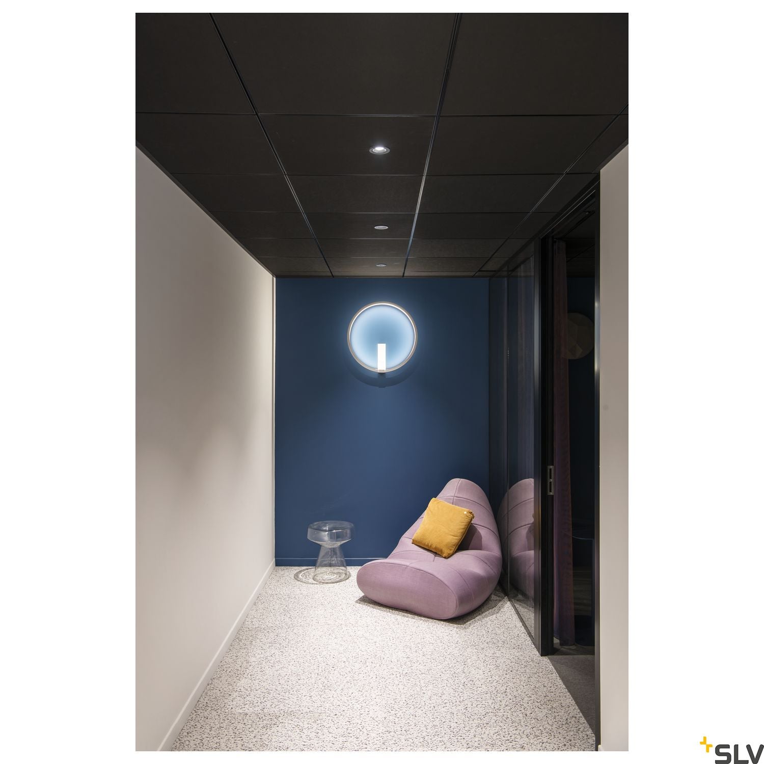 SLV PARSEC 60 DALI Dimmable LED recessed wall light white 3000/4000K 1002919