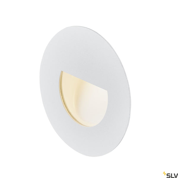 SLV WORO LED recessed wall light 2700K white 1002922