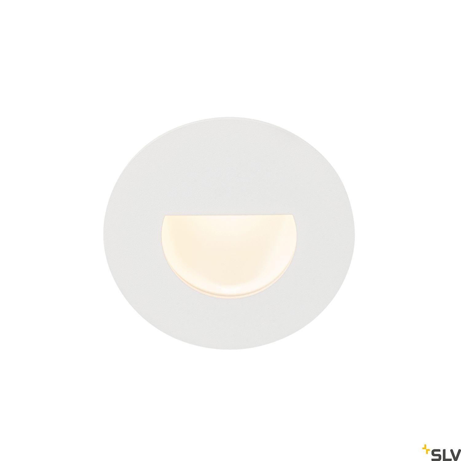 SLV WORO LED recessed wall light 2700K white 1002922