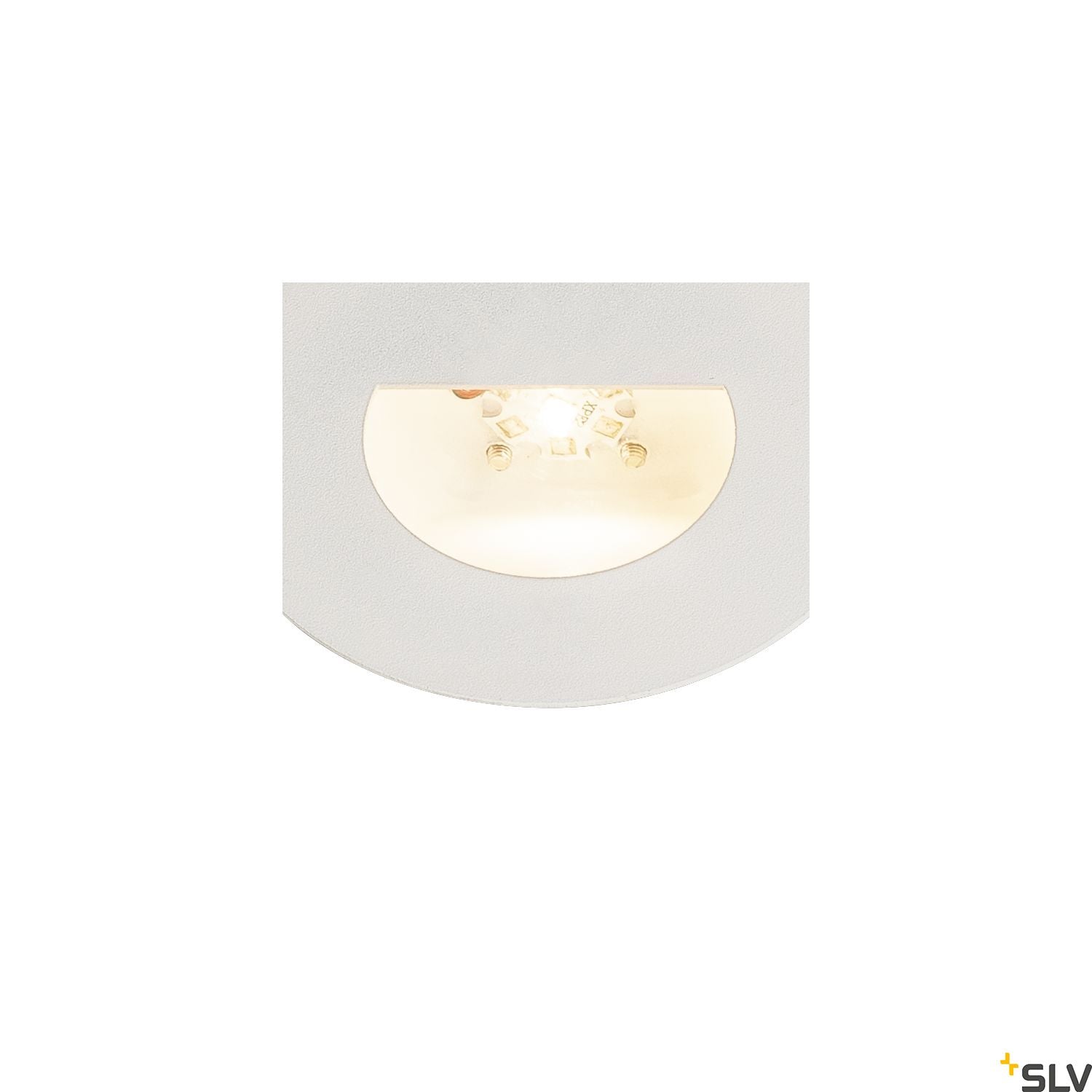 SLV WORO LED recessed wall light 2700K white 1002922