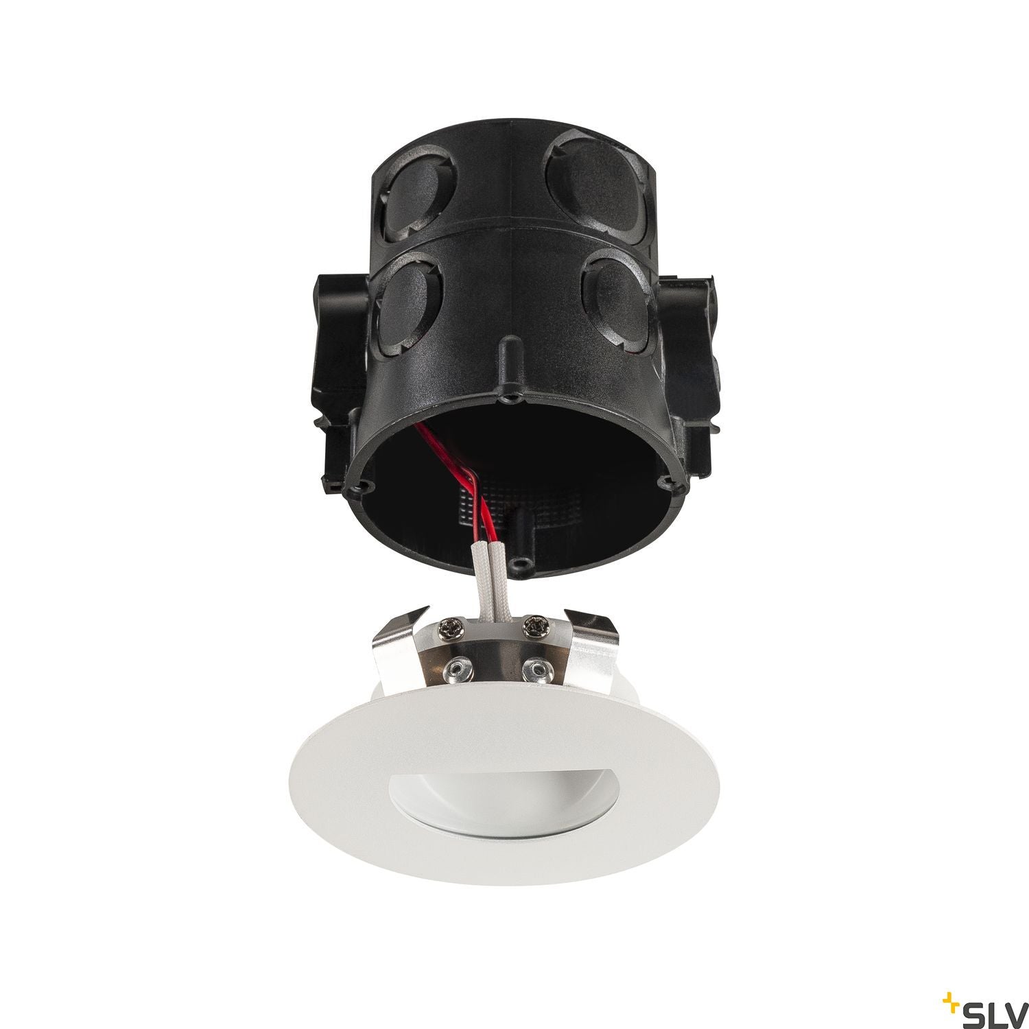SLV WORO LED recessed wall light 2700K white 1002922