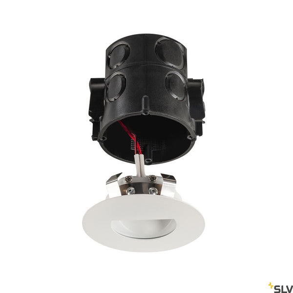 SLV WORO LED recessed wall light 2700K white 1002922