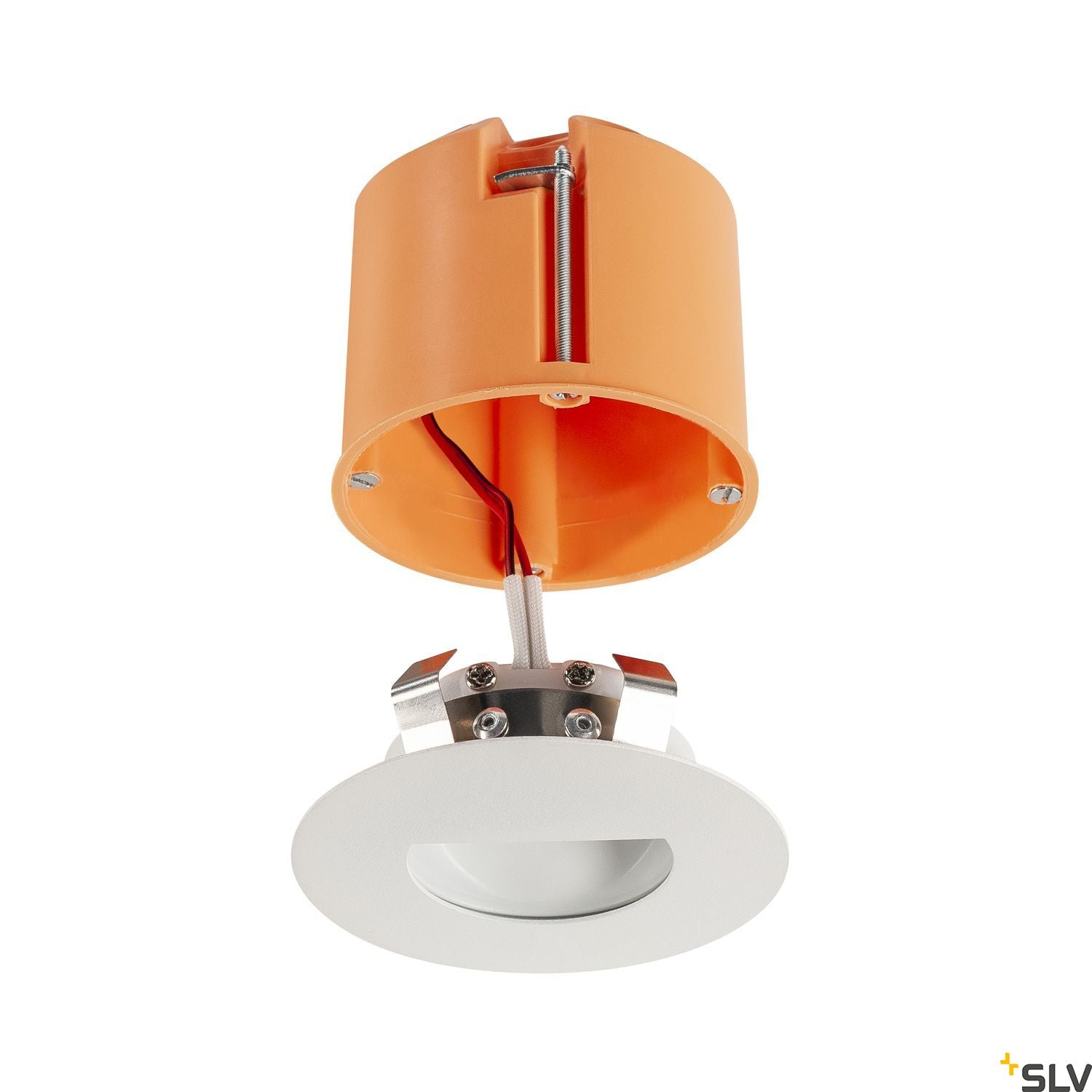 SLV WORO LED recessed wall light 2700K white 1002922