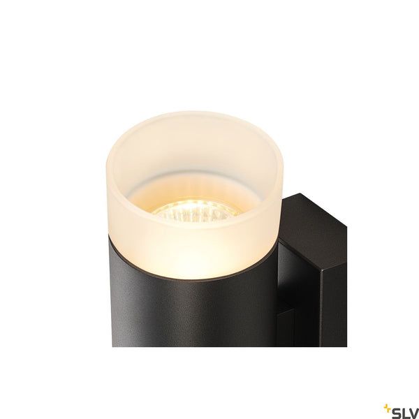 SLV ASTINA UP/DOWN QPAR51 wall light black 1002933