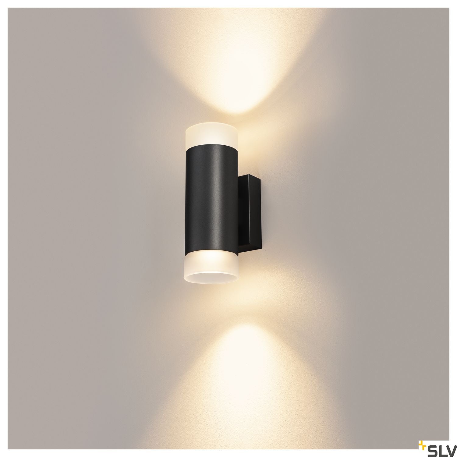 SLV ASTINA UP/DOWN QPAR51 wall light black 1002933