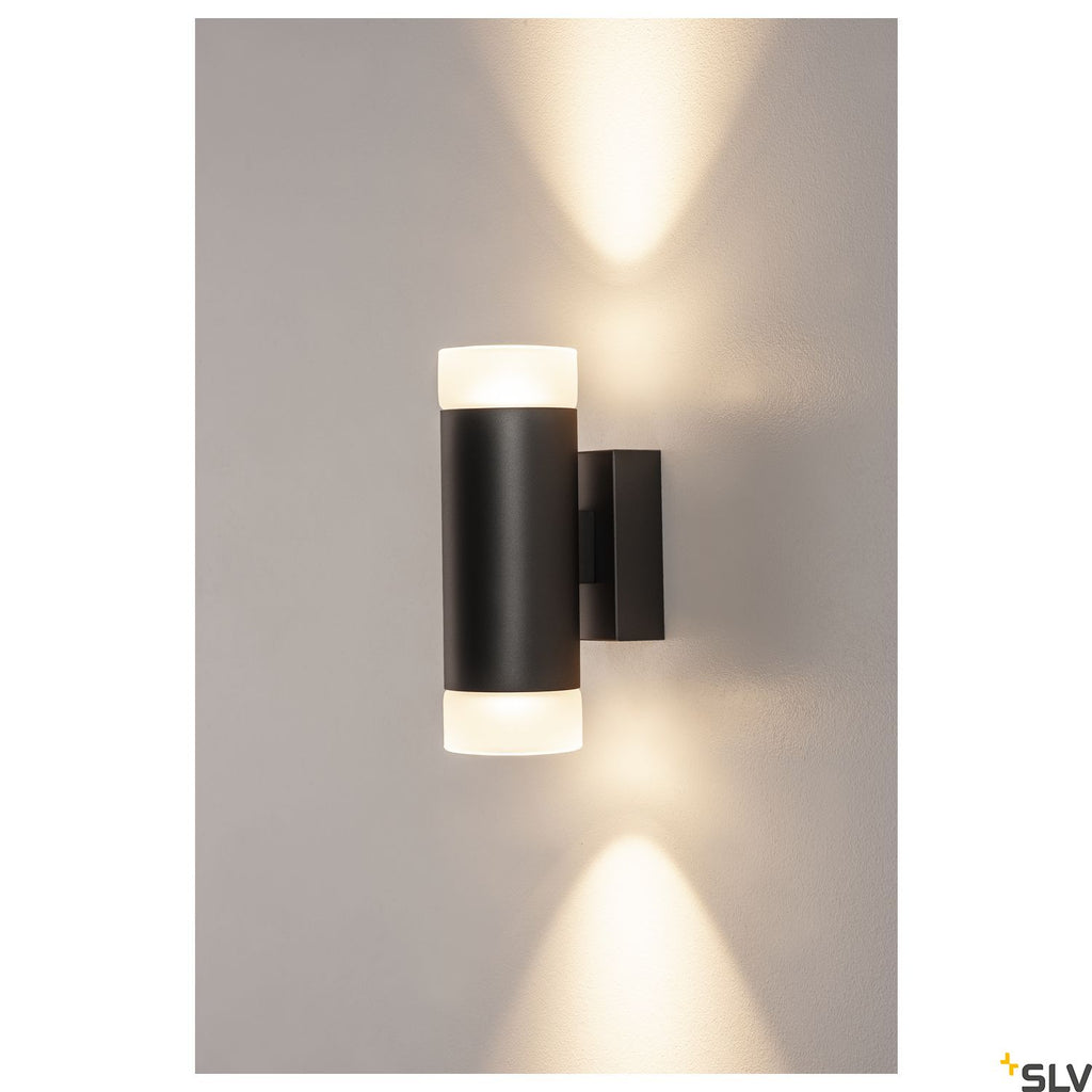 SLV ASTINA UP/DOWN QPAR51 wall light black 1002933