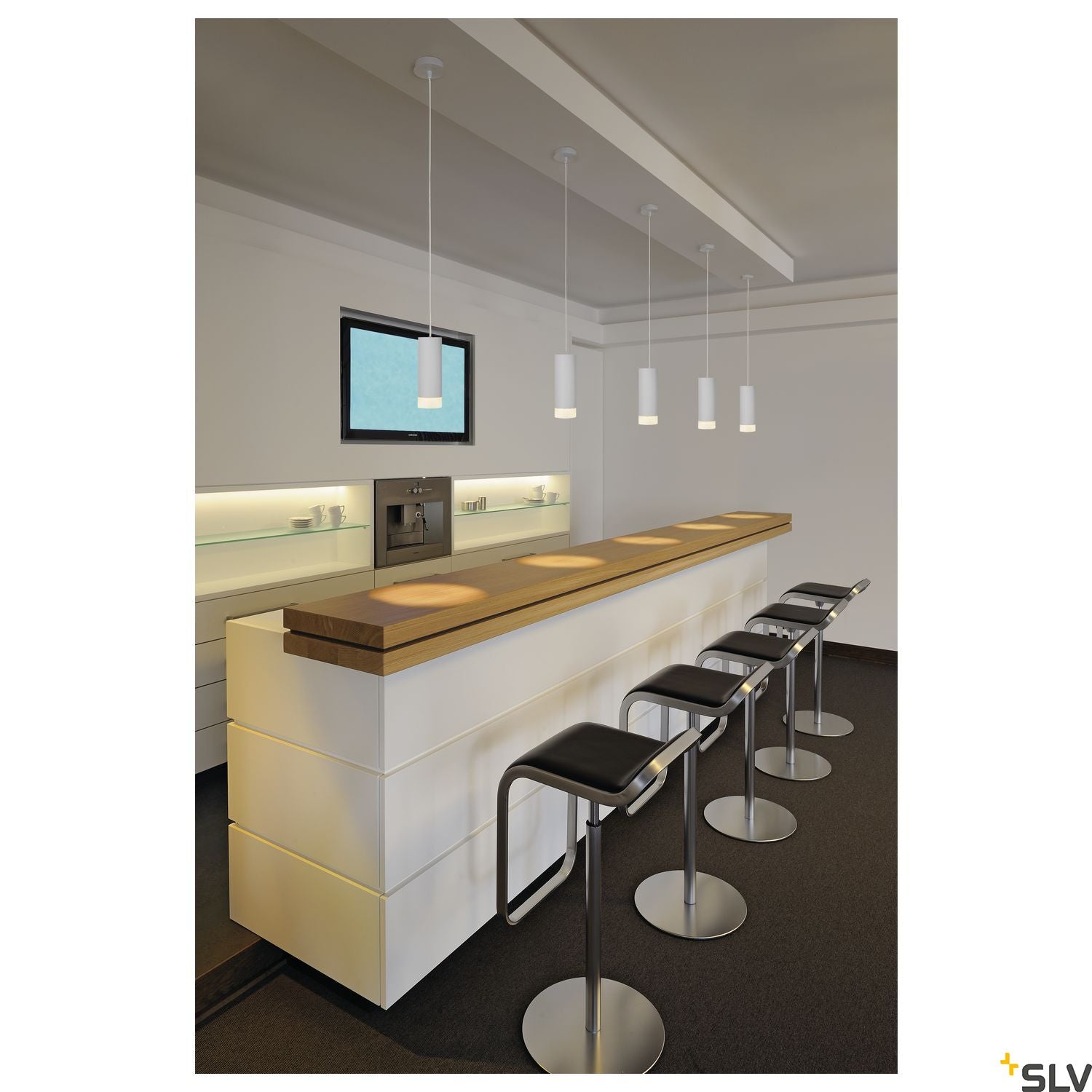SLV ASTINA QPAR51 pendant light white 1002937