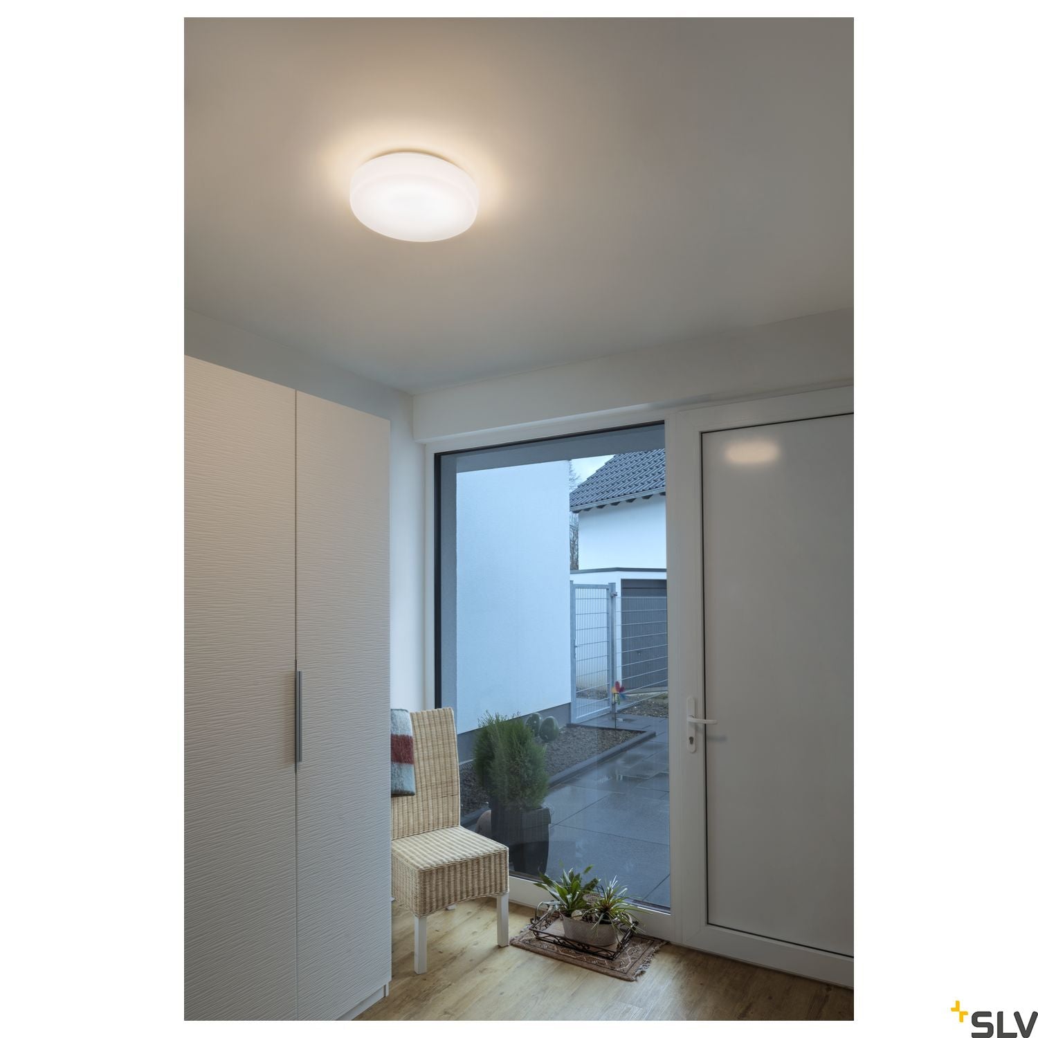 SLV LIPSY 40 DRUM DALI CW LED wall & ceiling light white 3000/4000K 1002940