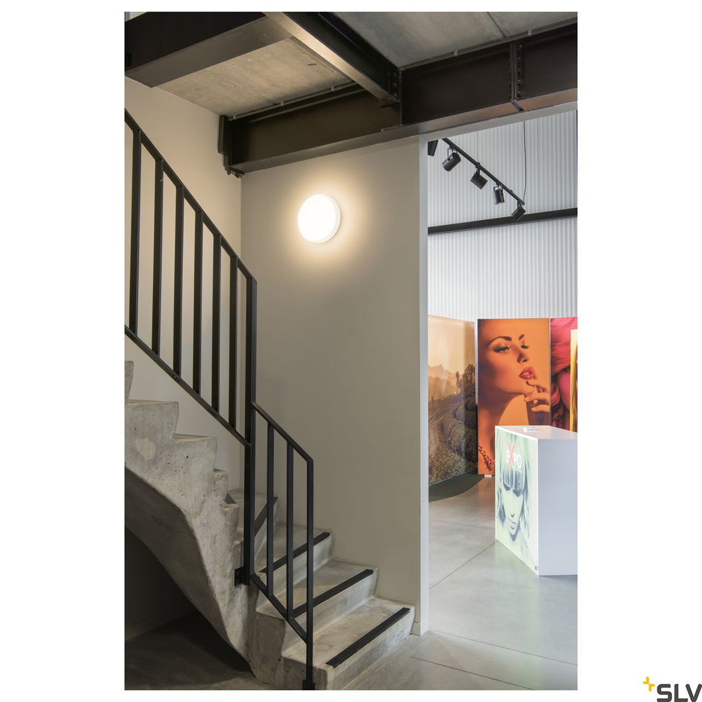SLV LIPSY 40 DRUM DALI CW LED wall & ceiling light white 3000/4000K 1002940