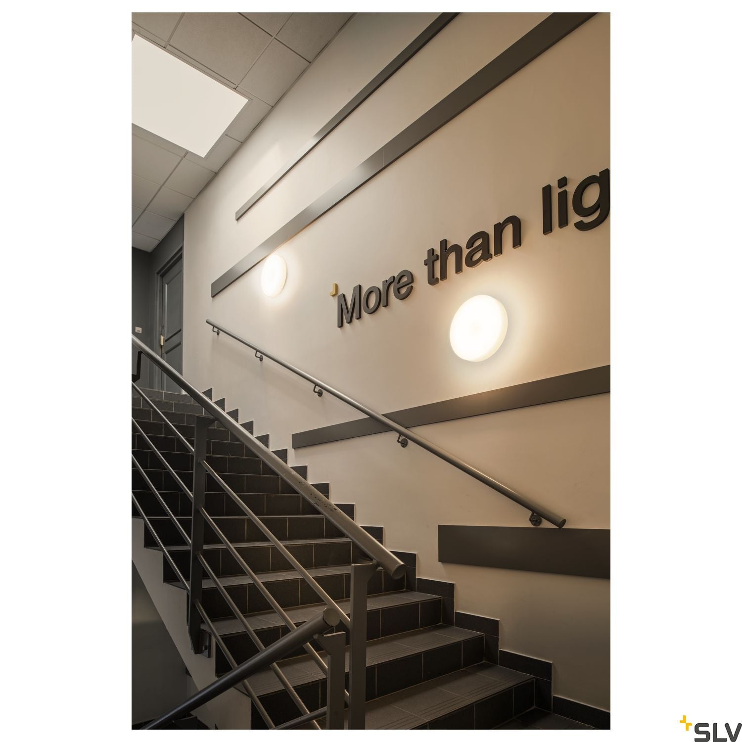 SLV LIPSY 40 DRUM DALI CW LED wall & ceiling light white 3000/4000K 1002940
