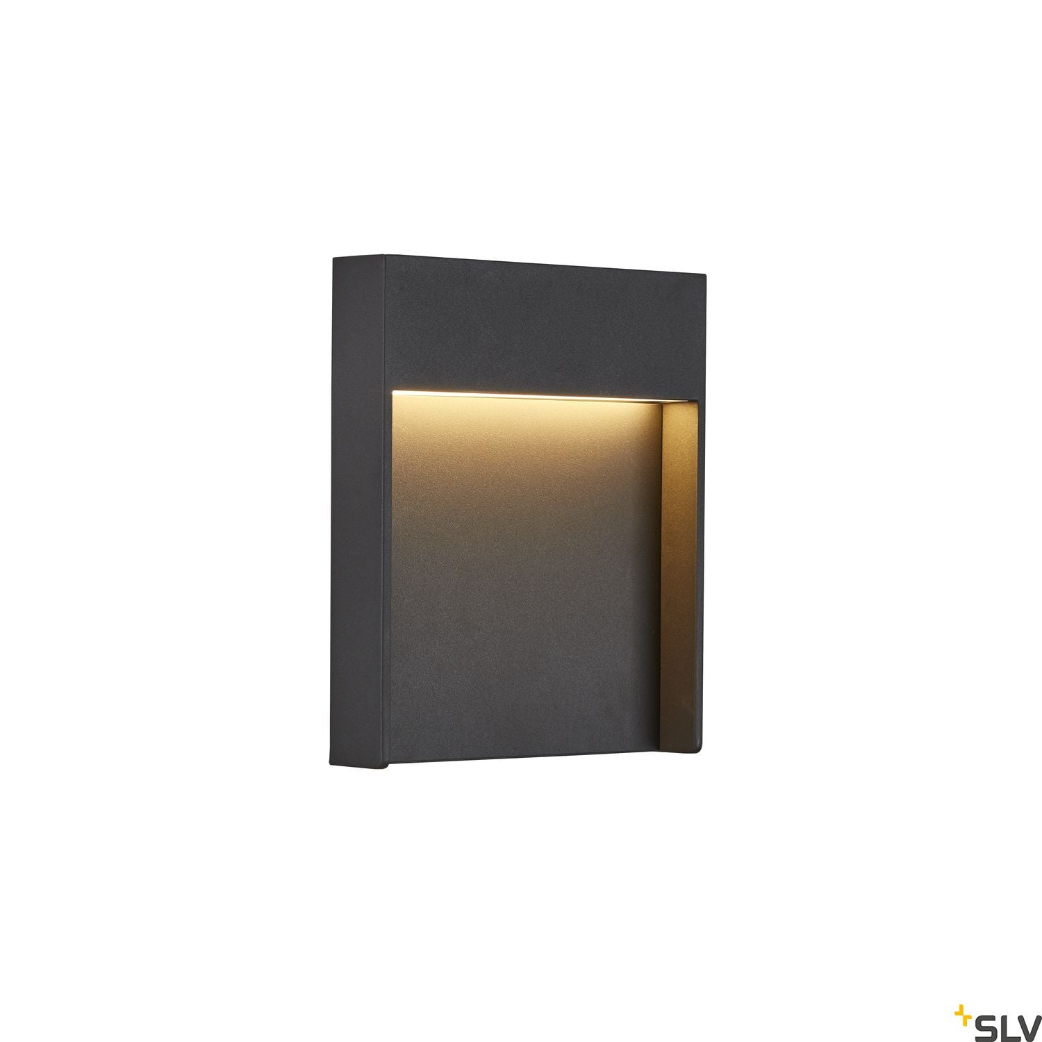 SLV FLATT Outdoor LED wall light 3000K IP65 anthracite 1002952