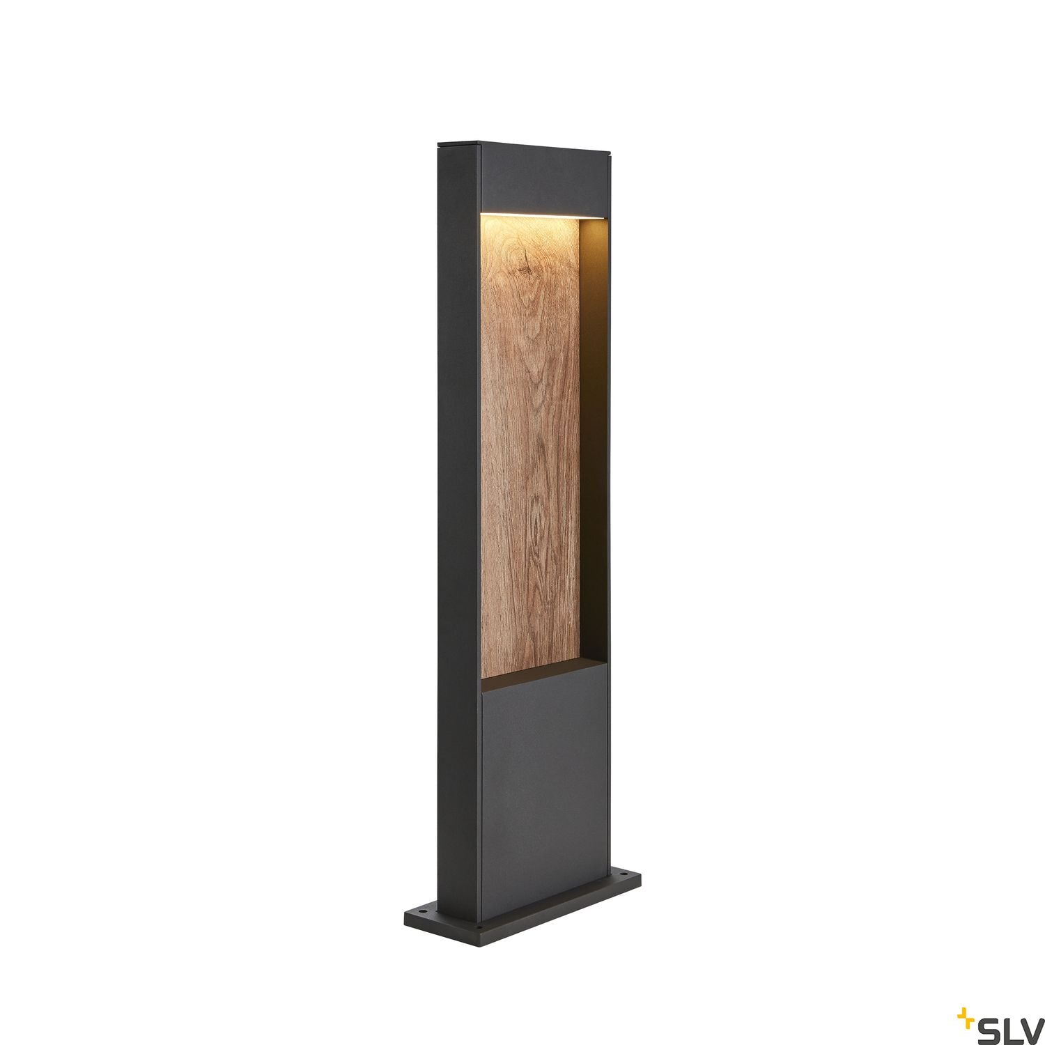 SLV FLATT POLE 65 Outdoor LED floor light 3000K IP65 anthracite/brown 1002957