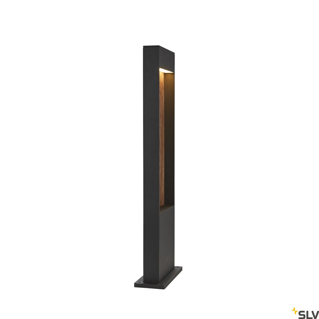SLV FLATT POLE 65 Outdoor LED floor light 3000K IP65 anthracite/brown 1002957