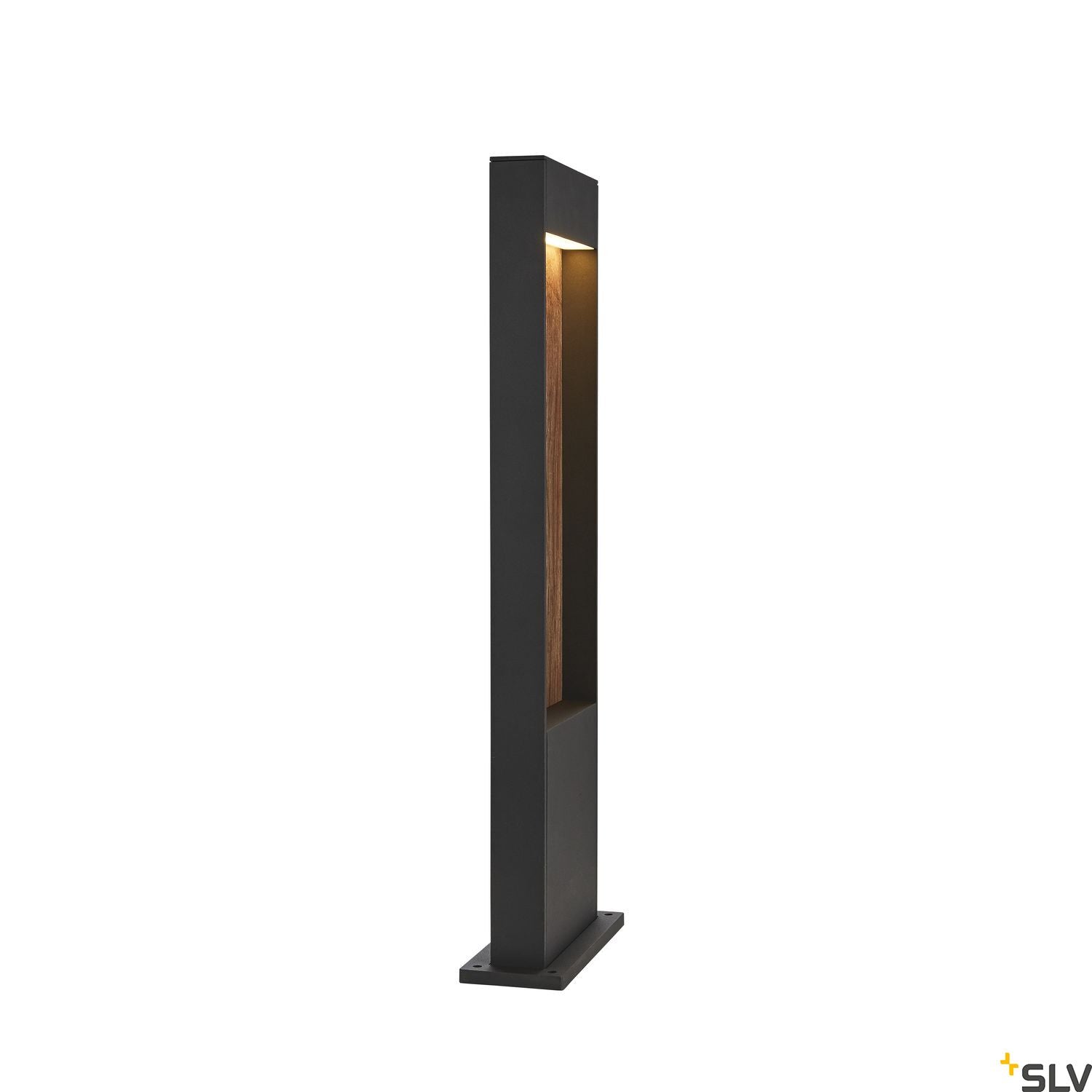 SLV FLATT POLE 65 Outdoor LED floor light 3000K IP65 anthracite/brown 1002957