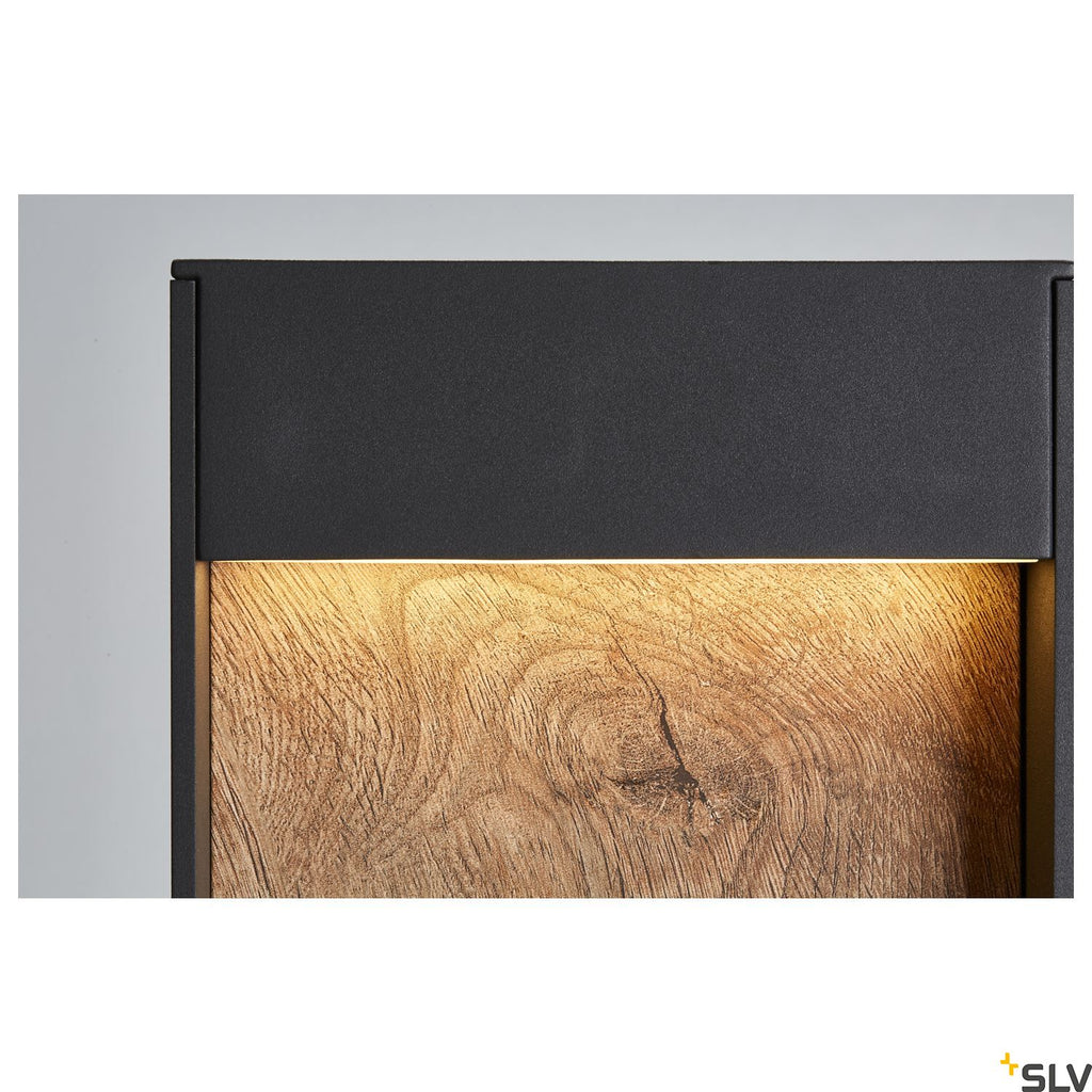 SLV FLATT POLE 65 Outdoor LED floor light 3000K IP65 anthracite/brown 1002957