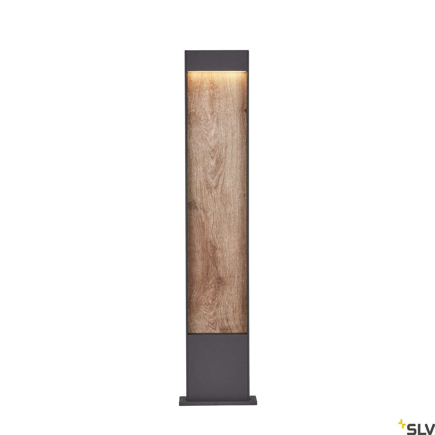 SLV FLATT POLE 100 Outdoor LED floor light 3000K IP65 anthracite/brown 1002959