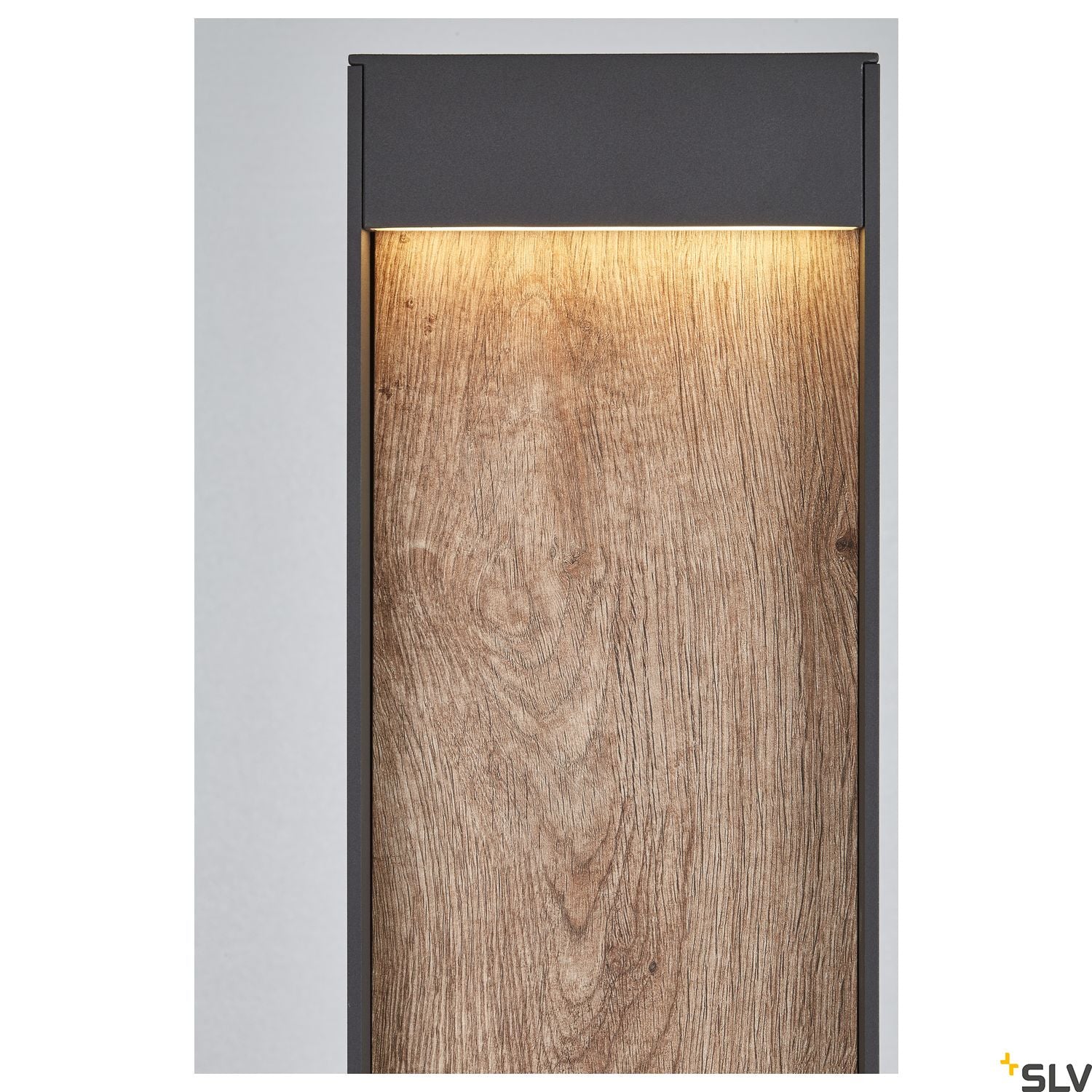 SLV FLATT POLE 100 Outdoor LED floor light 3000K IP65 anthracite/brown 1002959