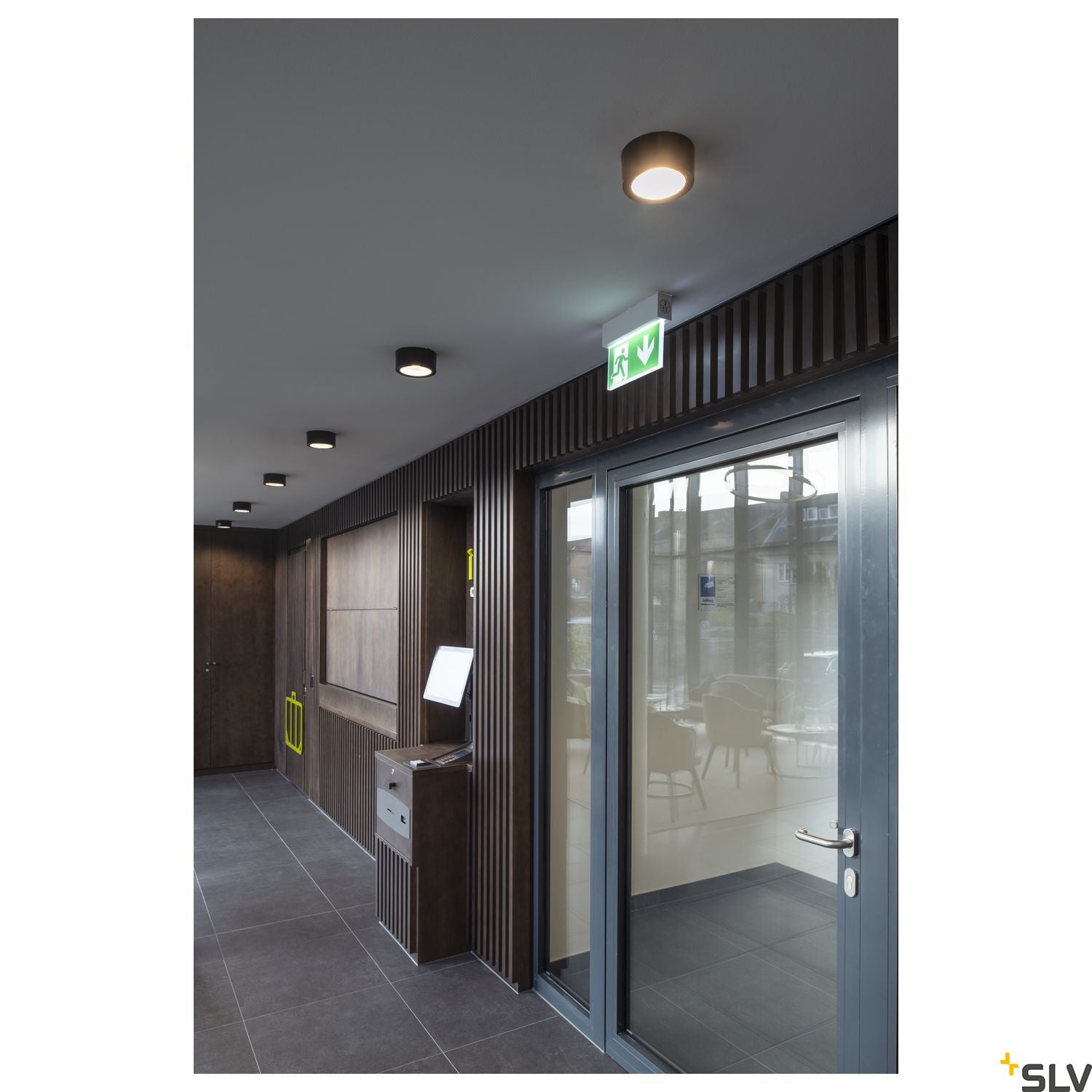 SLV FERA 25 CL DALI LED ceiling light black 1002968