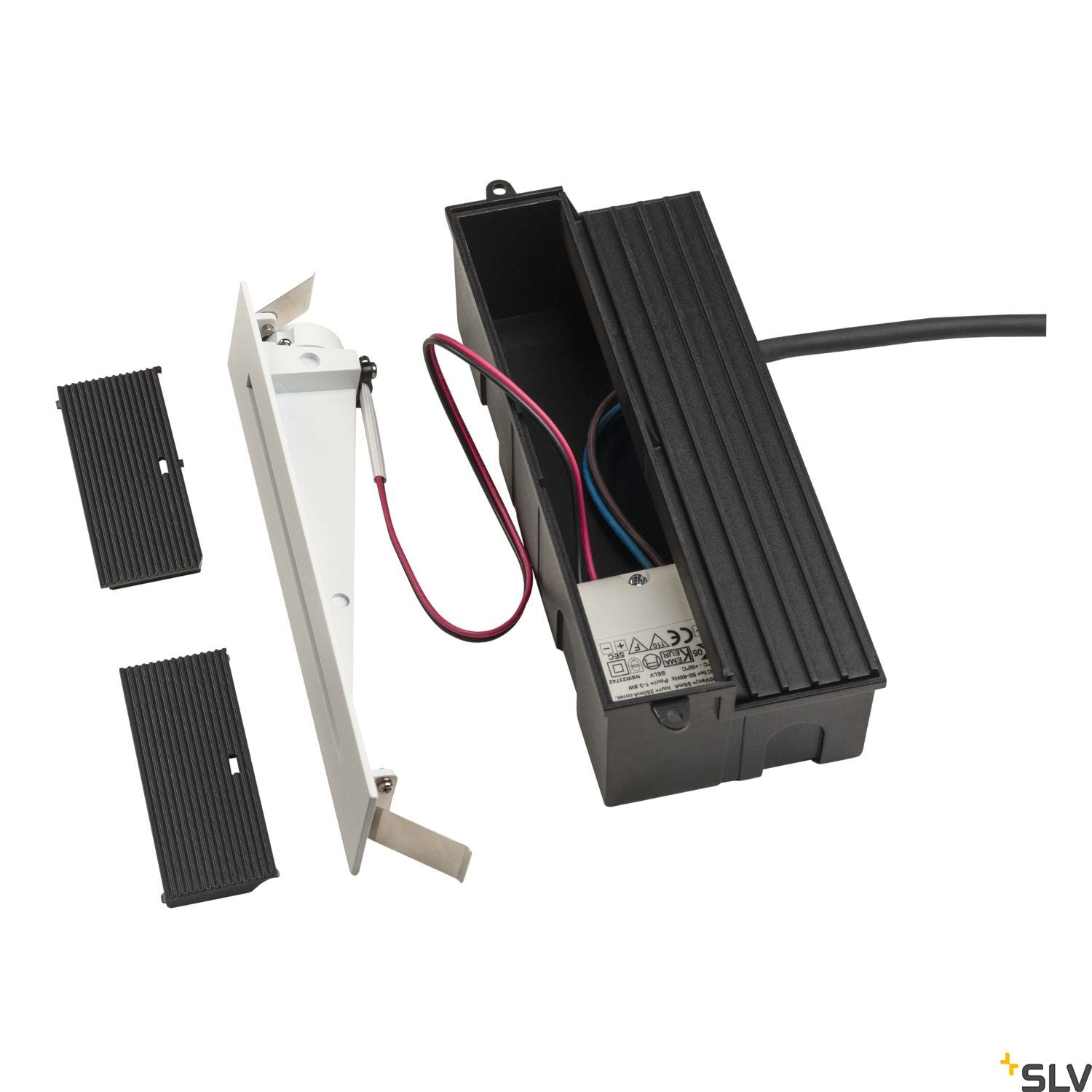 SLV NOTAPO II recessed wall light 3000K white 1002980