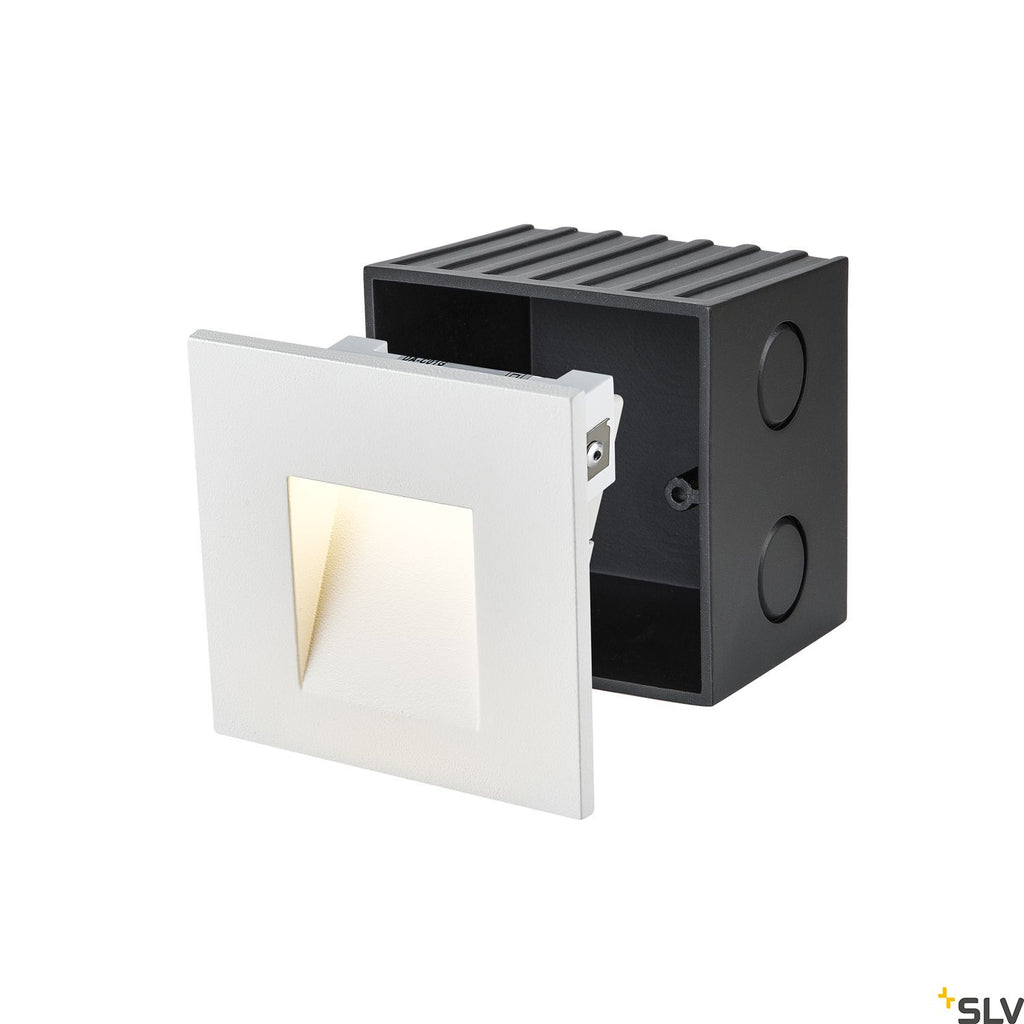 SLV Mobala recessed wall light 3000K white 1002982