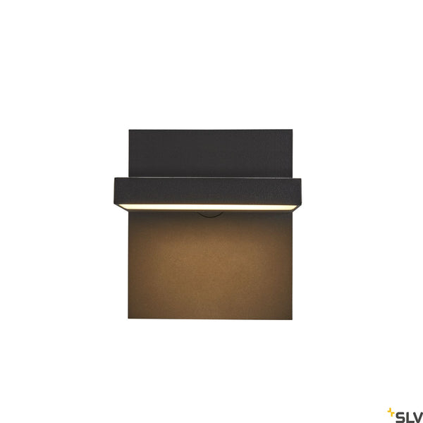 SLV ABRIDOR Outdoor LED wall light IP55 anthracite 3000/4000K 1002989