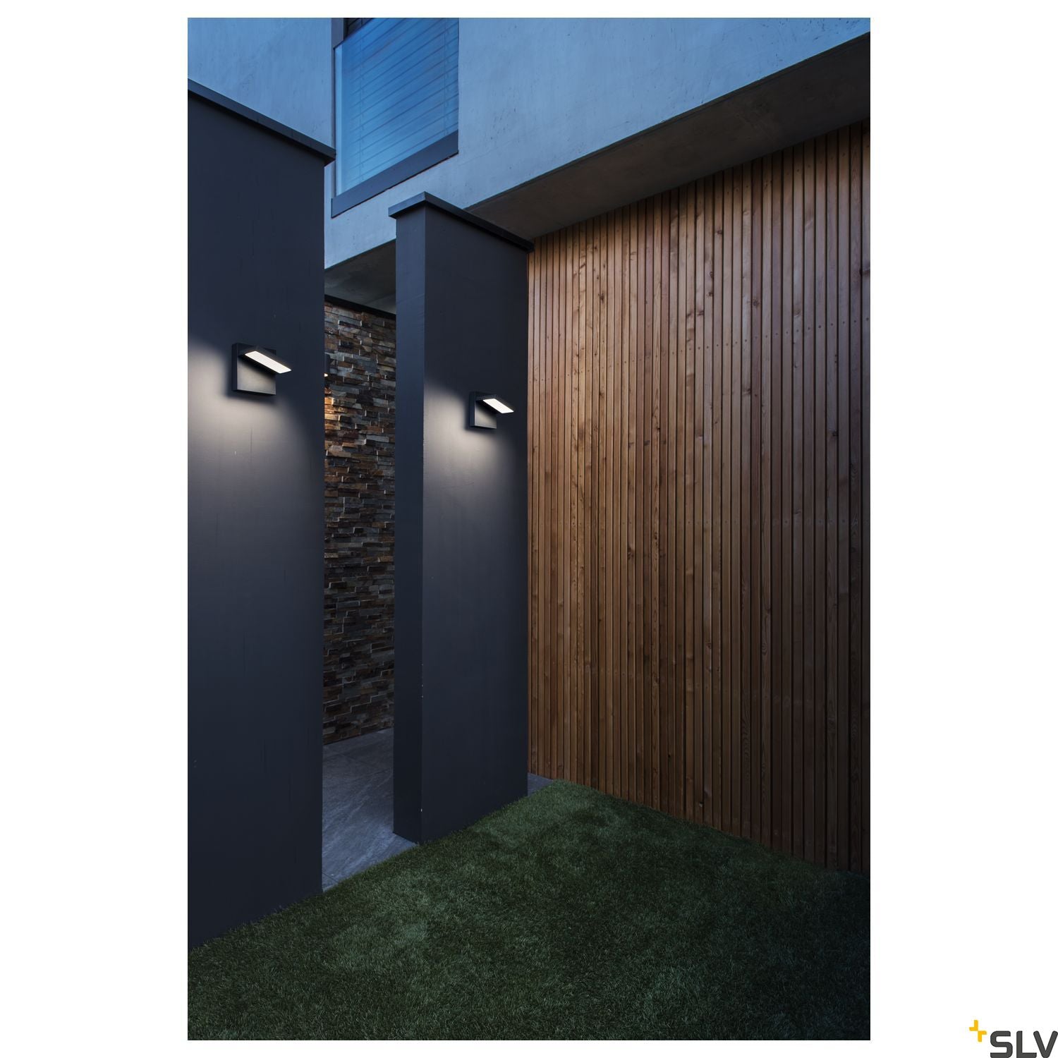 SLV ABRIDOR Outdoor LED wall light IP55 anthracite 3000/4000K 1002989