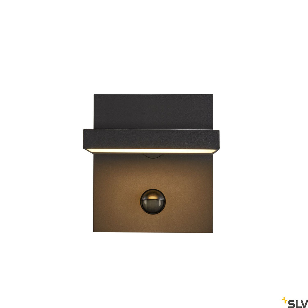 SLV ABRIDOR SENSOR Outdoor LED wall light IP55 anthracite 3000/4000K 1002990