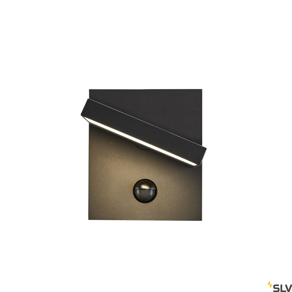 SLV ABRIDOR SENSOR Outdoor LED wall light IP55 anthracite 3000/4000K 1002990