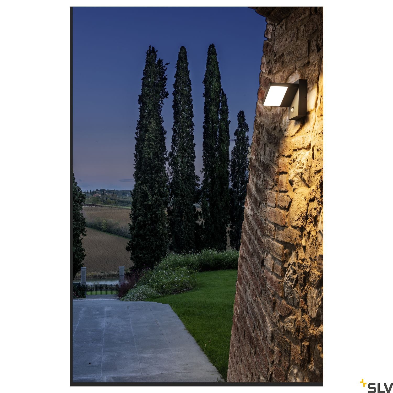 SLV ABRIDOR SENSOR Outdoor LED wall light IP55 anthracite 3000/4000K 1002990