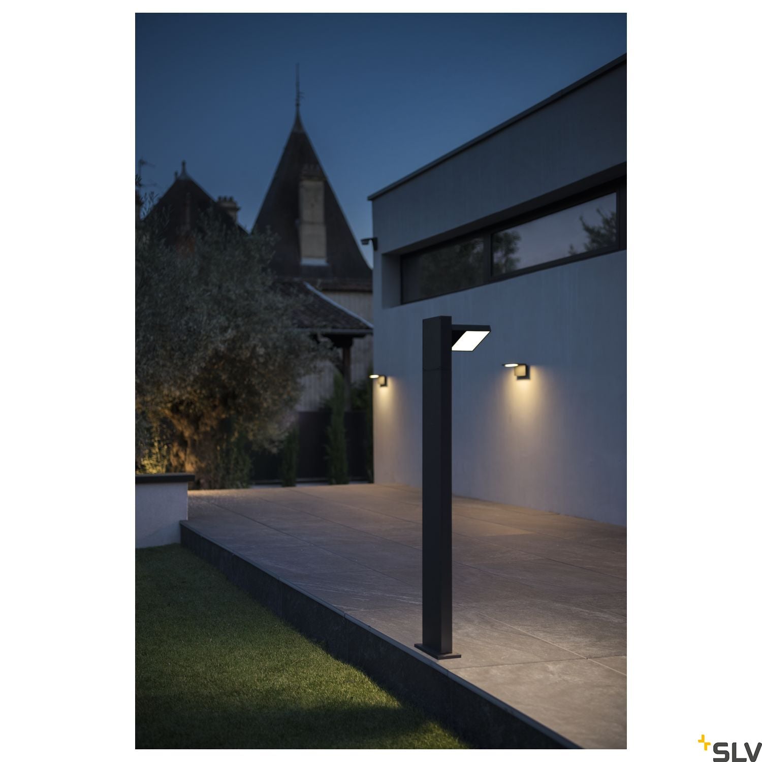 SLV ABRIDOR POLE 100 Outdoor LED floor stand IP55 anthracite 3000/4000K 1002992