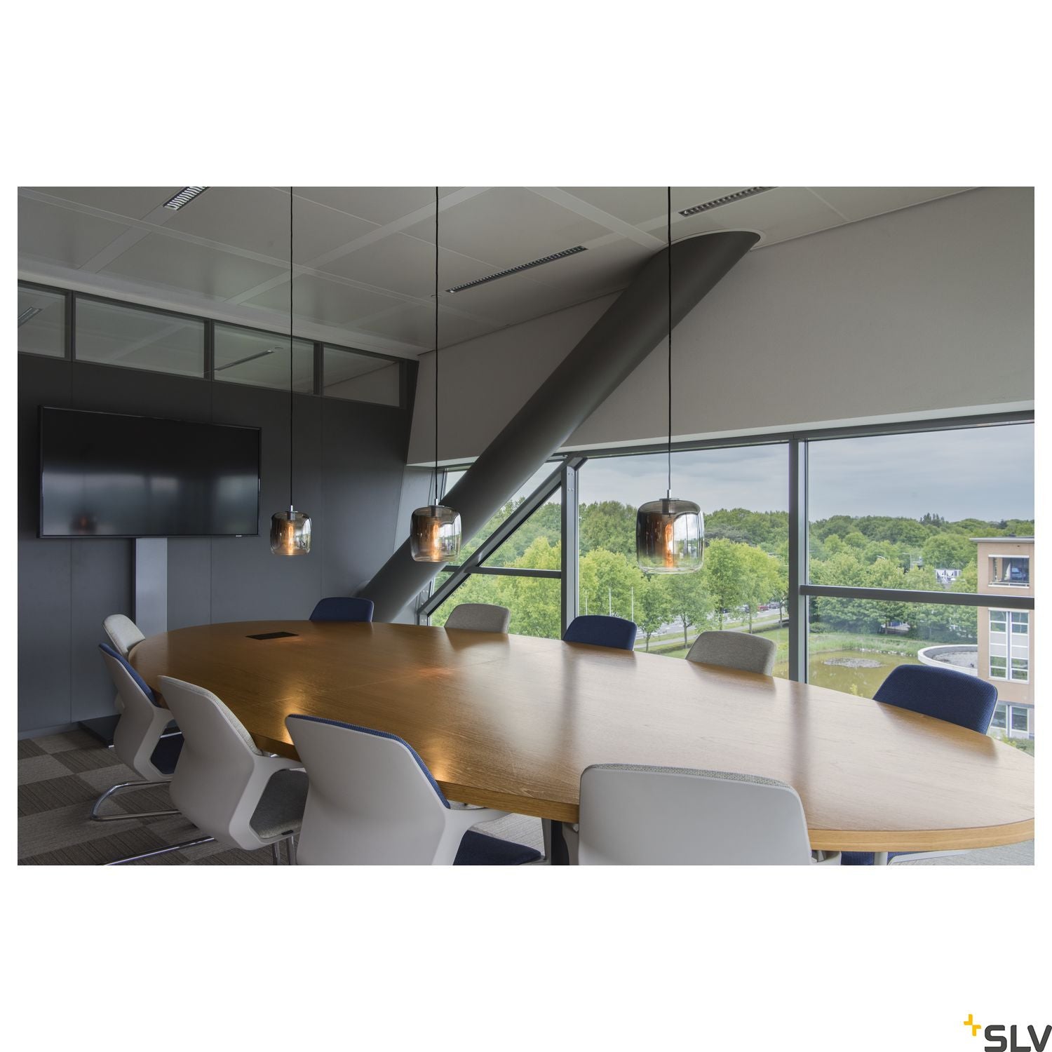 SLV PANTILO 20 pendant light E27 chrome 1003004