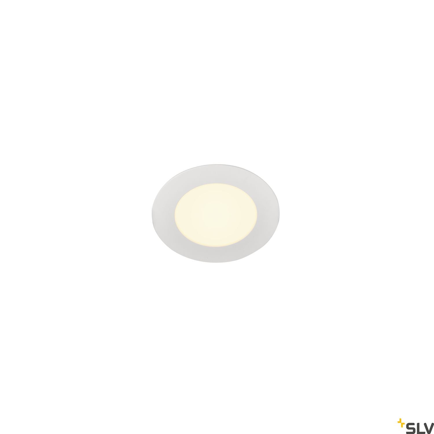 SLV SENSER 12 LED round recessed ceiling light white 3000K 1003008