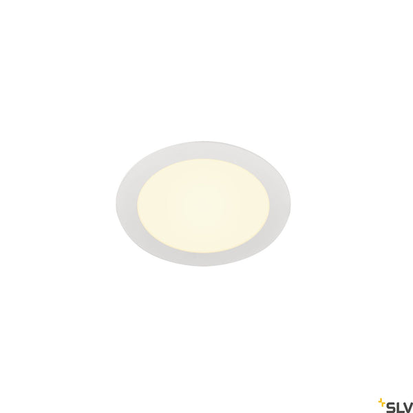 SLV SENSER 18 LED round recessed ceiling light white 3000K 1003009