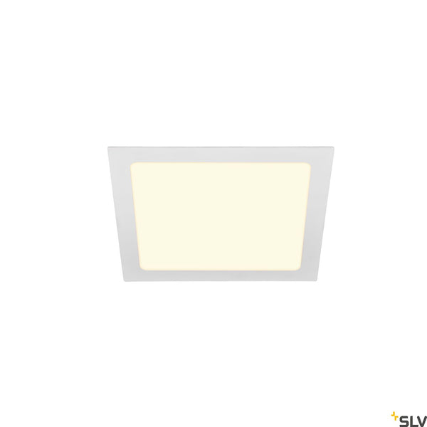 SLV SENSER 24 LED square recessed ceiling light white 3000K 1003013