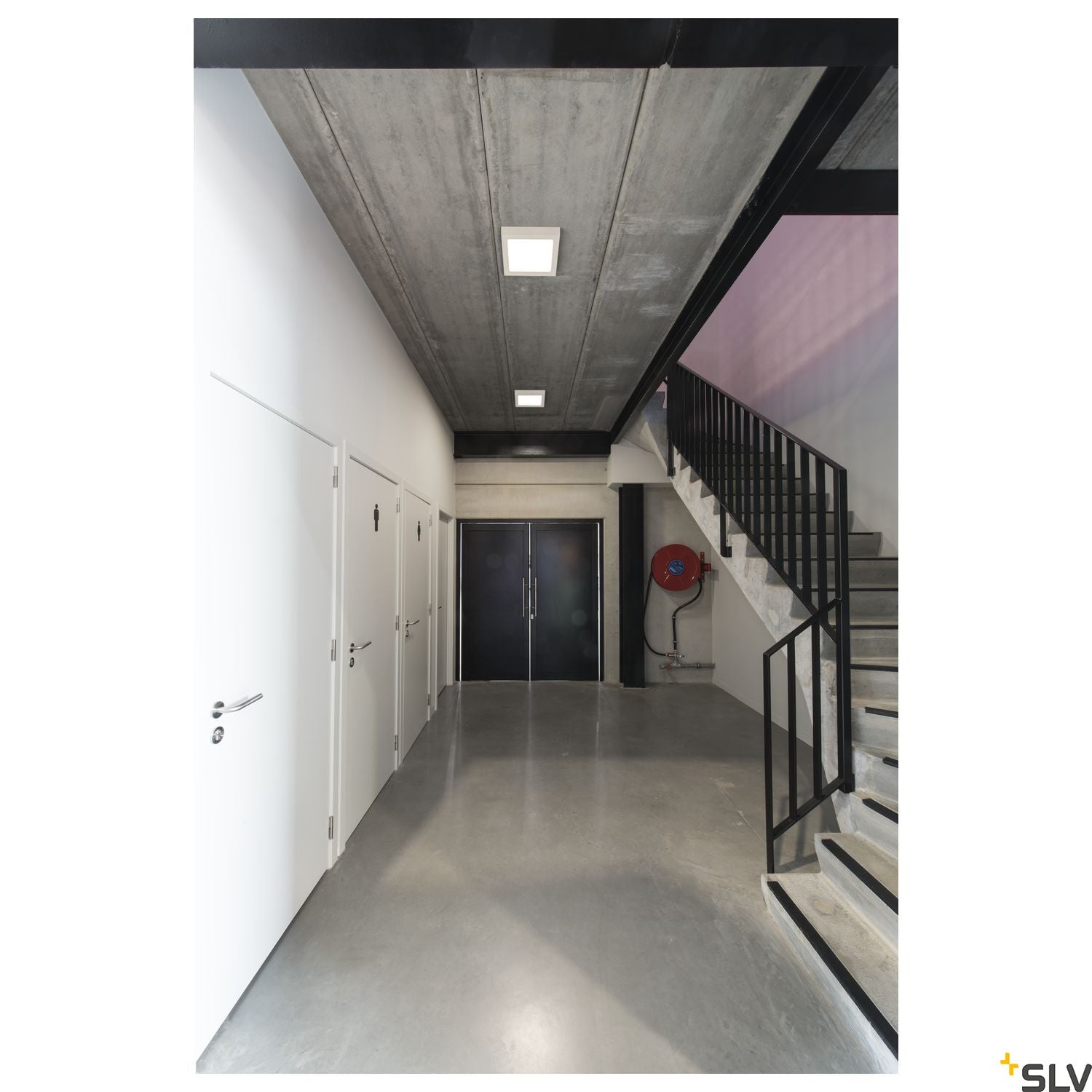 SLV SENSER 24 LED Square ceiling light white 3000K 1003019