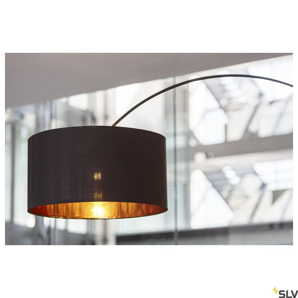 SLV FENDA shade, black/copper, Ø70cm 1000580